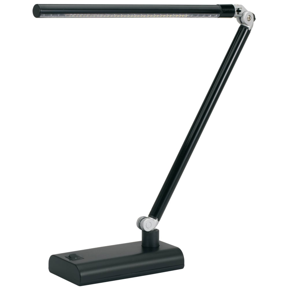 V-Light Slim-Strip LED Desk Lamp, Adjustable, 18"H, Black