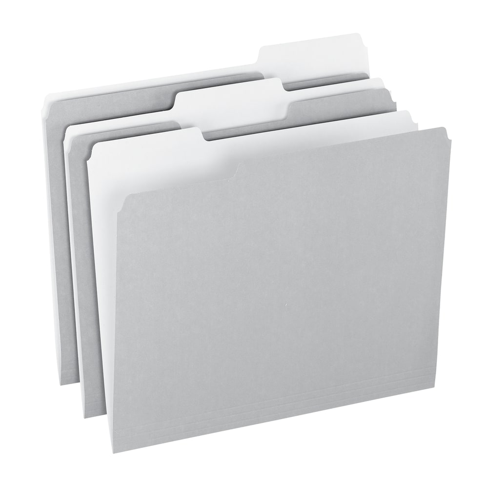 Office Depot® Brand 2-Tone File Folders, 1/3 Cut,