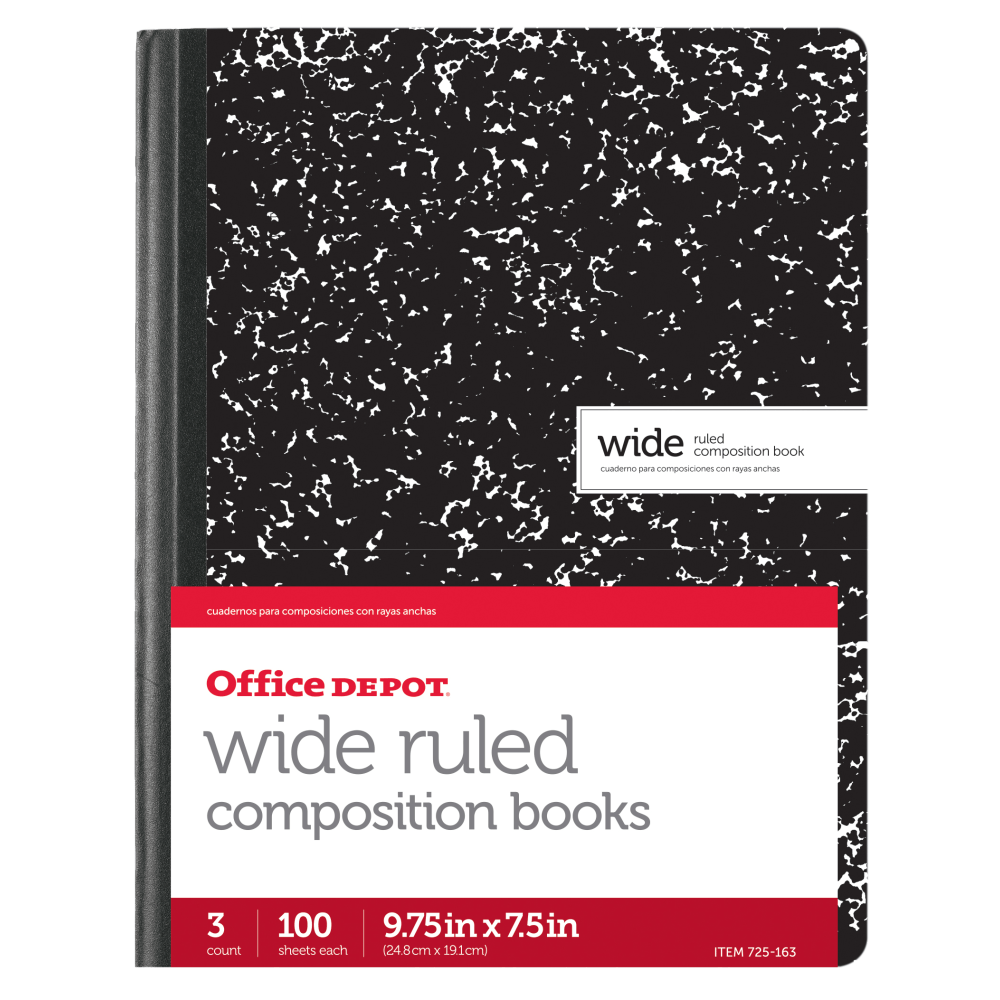 Office Depot® Brand Composition Book, 7-1/2" x 9-3/4",