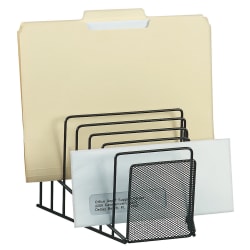Office Depot® Brand Mesh Wire Step File, Black