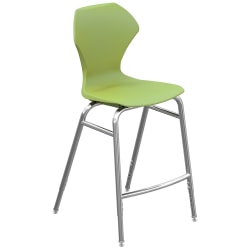 Marco Group™ Apex™ Apex Series Adjustable Stool, Apple/Chrome