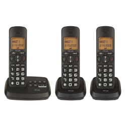 Ativa™ DECT 6.0 3-Handset Cordless Phone System With Answering Machine And Speakerphone, WPS05