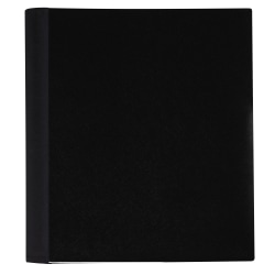 Office Depot® Brand Stellar Notebook With Spine Cover, 8-1/2" x 11", 3 Subject, College Ruled, 150 Sheets, Black